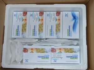 Kwinbon package with ice